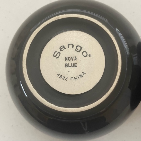 Sango - 5” Soup/Ice Cream bowls - Nova Blue - Set of 2 - Picture 5 of 7